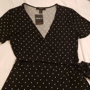 Never worn Polka dot Romper